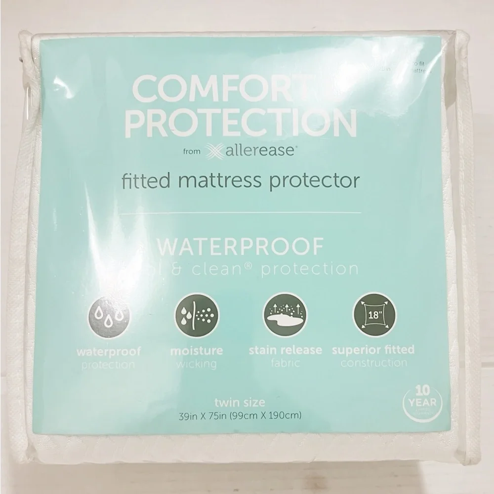 New Allerease waterproof fitted Mattress Protection - Picture 2 of 5